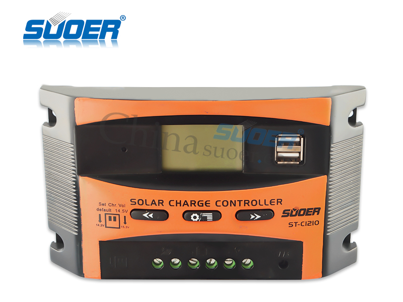 12V/24V 10A Solar Panel Charge Controller