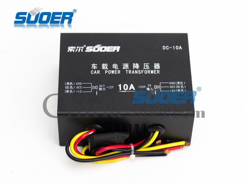 DC 24V to DC 12V 10A Power Transformer