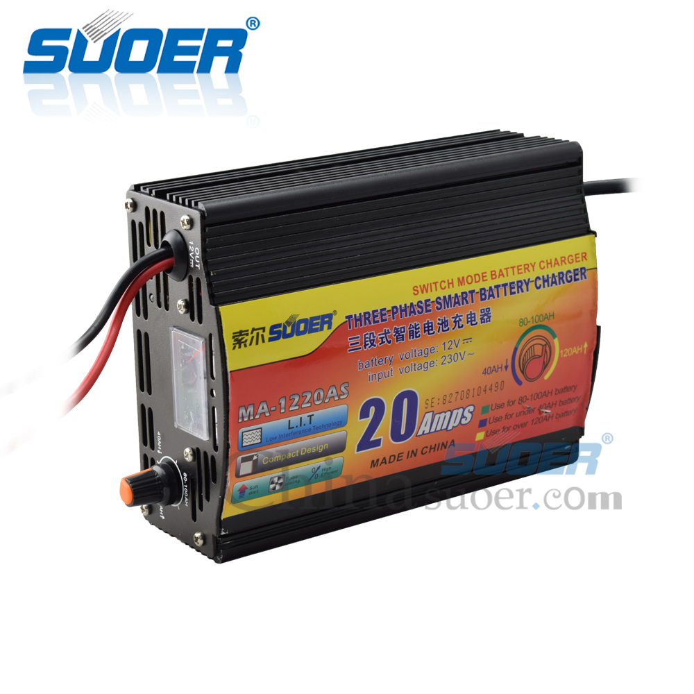 Suoer battery sale charger 20a