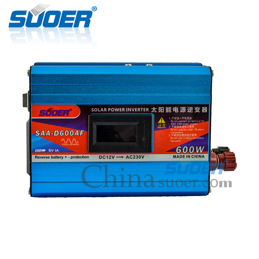 600W 12V 230V Modified Sine Wave Inverter with Anti-reverse Protection