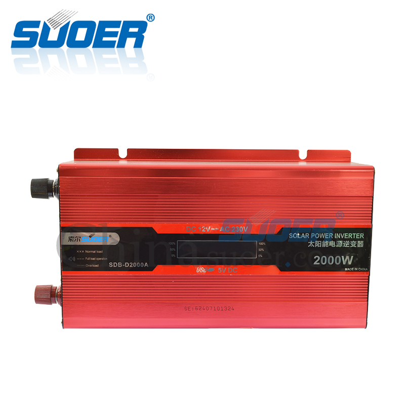 2000W 12V 220V Intelligent Power Inverter