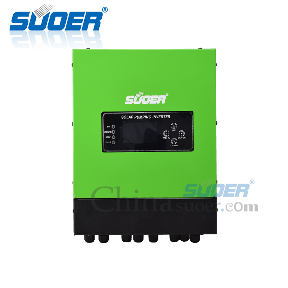 Suoer Factory Price 5.5Kw 380V Off Grid Hybrid Solar Water Pump Inverter 