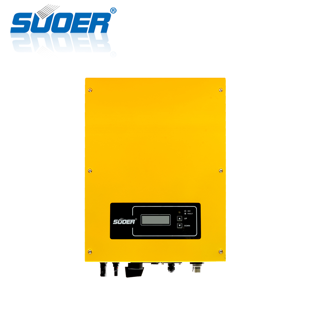Suoer 5000W New product on Grid Tie inverter Solar Power 5KW MPPT Inverter built-in zero export function