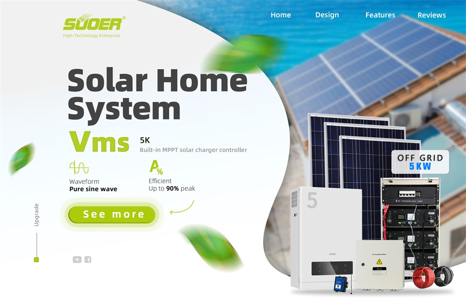 5kw solar home system for European and American markets