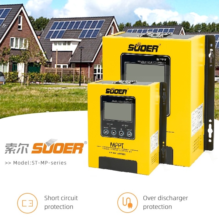 Suoer 60A 12v 24v 48v MPPT Reverse Protection Solar Charge Controller