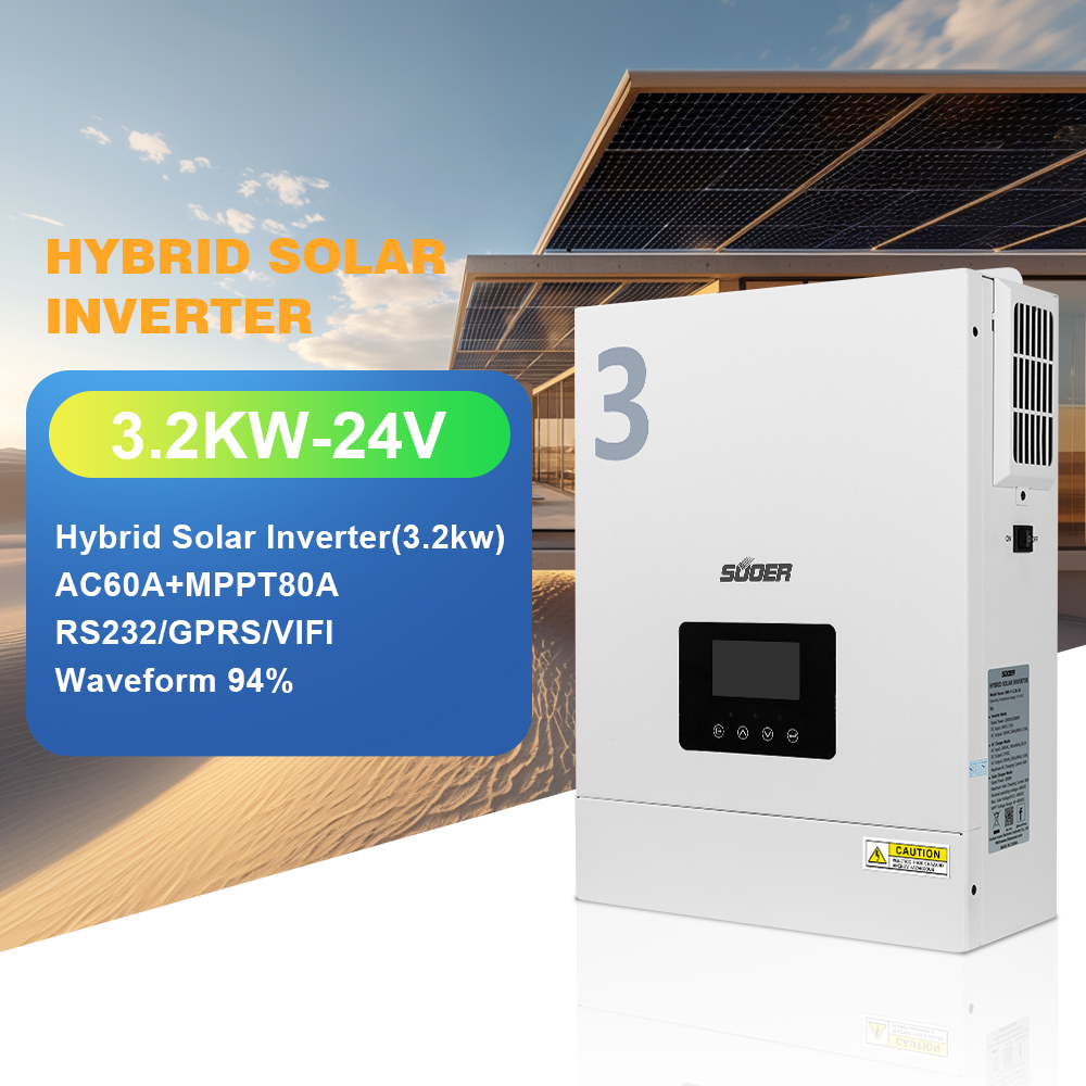 Hybrid Solar Inverter - 3KW 3.2KW 3000W 3200W DC/AC Inverters Hybrid Solar Inverter with Mppt Controller