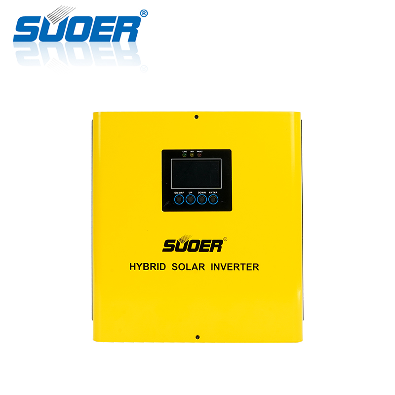 Suoer 12v 1000W 1000 Watt pure sine wave power Inverter Low frequency PWM controller hybrid solar inverter with AC charger