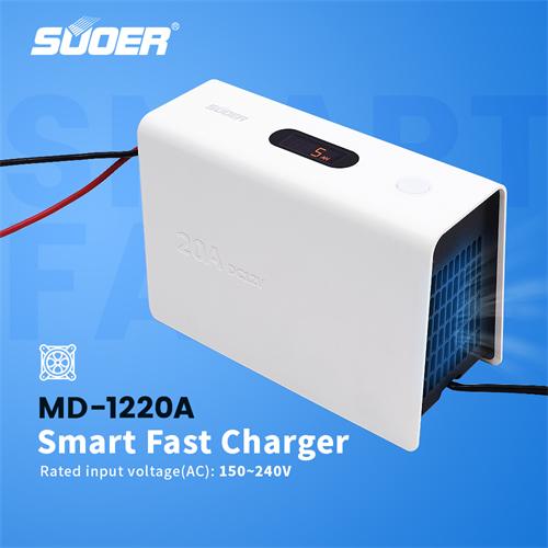 New Smart Fast Charger portable 12V 20A Battery Charger