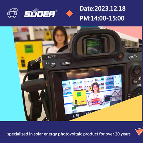 2023 Suoer LIve - hybrid solar inverter/pure sine wave inverter